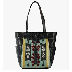 Nocona Western Bayleigh Concealed Carry Fringe Handbag Multi NEW